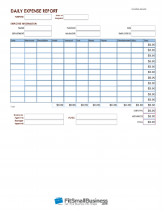 Expense Report Template For Small Business from fitsmallbusiness.com