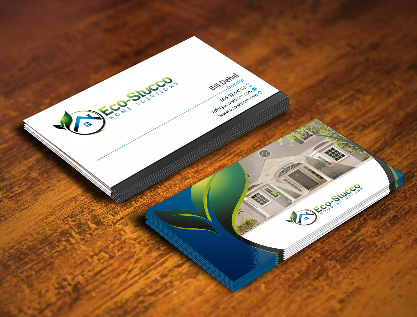 Business Card Design For Construction Company