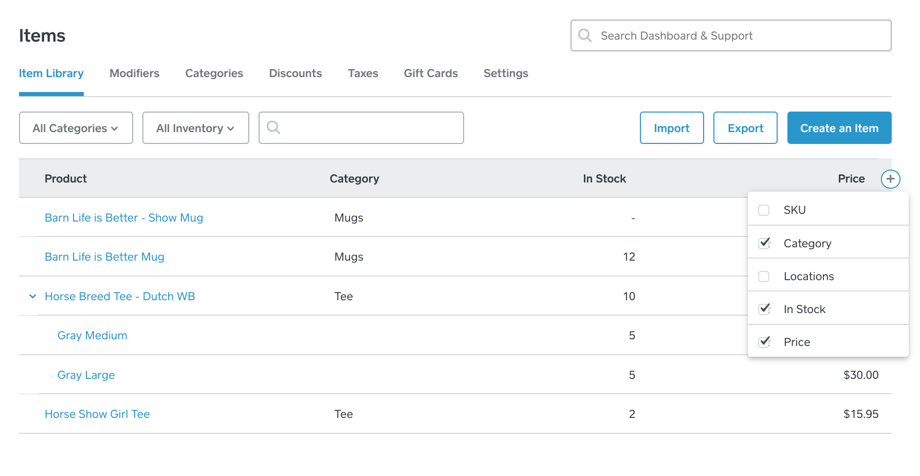 square order manager