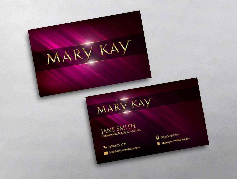 Mary Kay Business Cards : Mary Kay Business Cards / We offer a complete package.