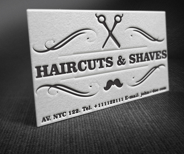 Top 27 Professional Barber Business Cards Tips & Examples