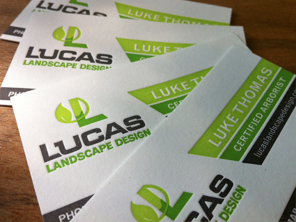 landscaping business cards