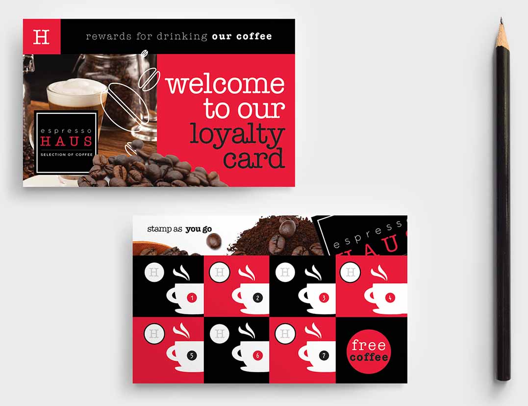 Coffee Shop Punch Card Template by brandpacks.