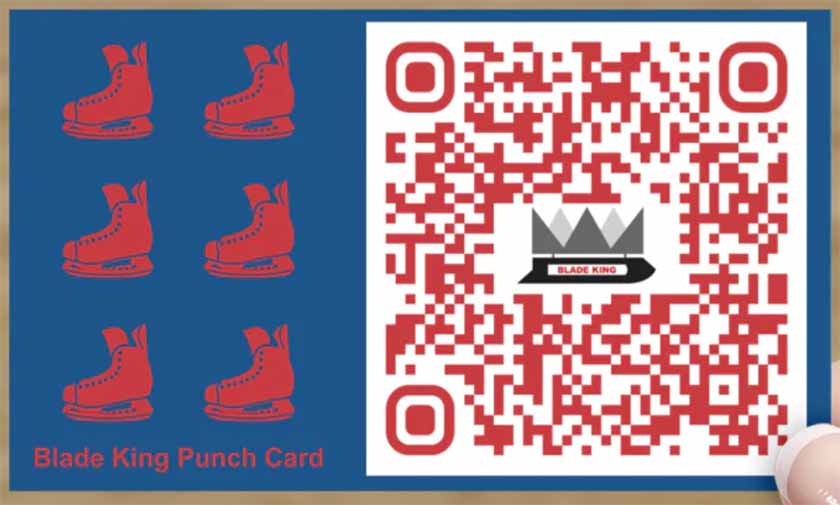 Punch Card Design for Sports-related Businesses by Wells Gray Outfitters.