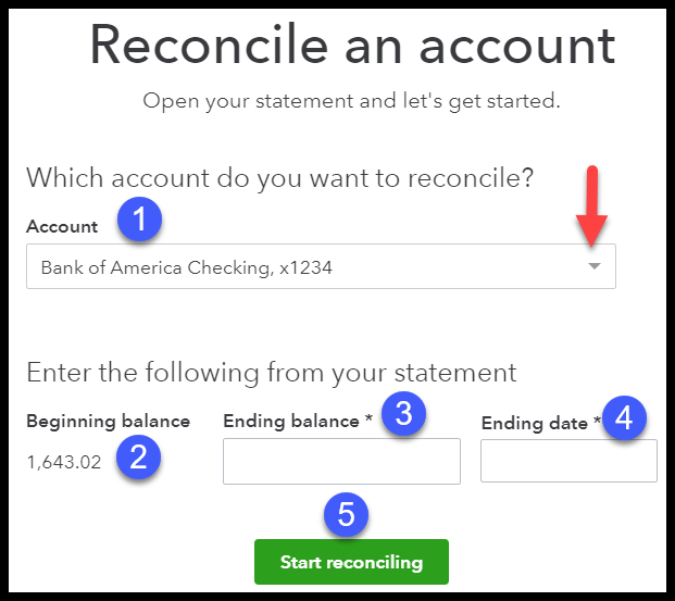 Checking Account Reconciliation Template from fitsmallbusiness.com