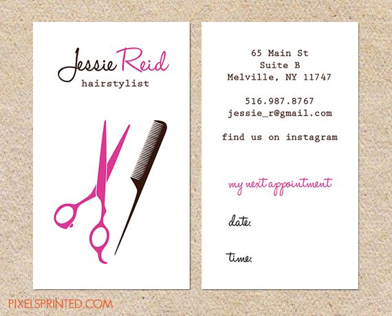 Top 27 Professional Hair Stylist Business Card Tips