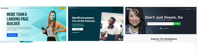 facebook landing page
