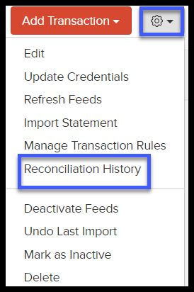 Bank and book reconciling items