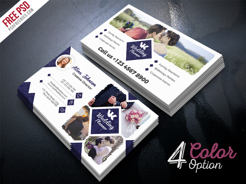 Top 25 Professional Event Planner Business Card Examples