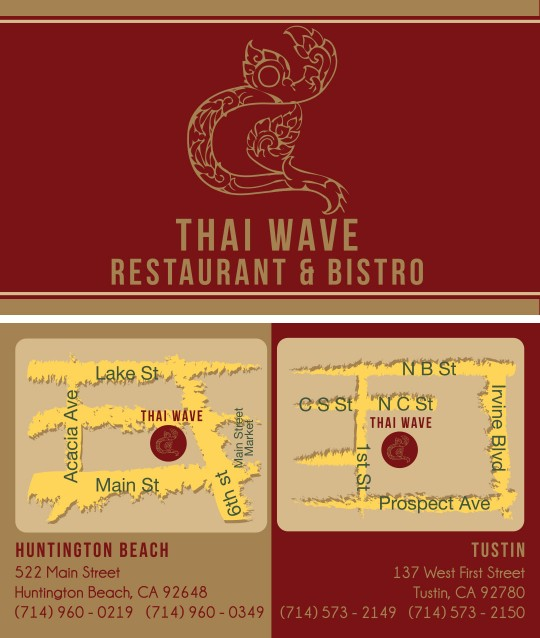 restaurant business cards