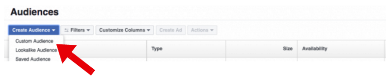 Facebook Ads Manager - reciblage Facebook