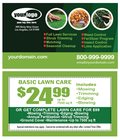 Lawn Service Business Cards : Free Printable Custom Landscaping Business Card Templates Canva : Design and print your own landscaping business card from 1800businesscards!