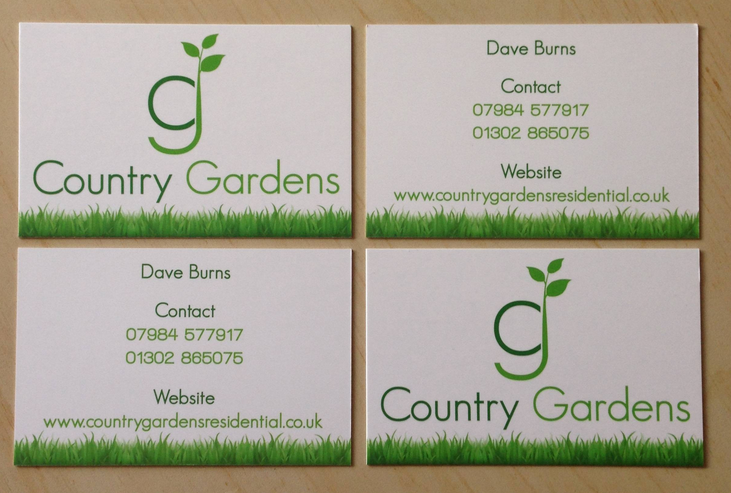 landscaping business cards