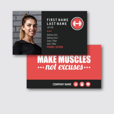 Fitness Business Cards / Pin By At88 Studio On Business Cards Designs Fitness Logo Business Card Logo Photography Business Cards - We have worked with hundreds of fitness professionals, personal trainers and gyms, and we have tracked the data from all of those campaigns.