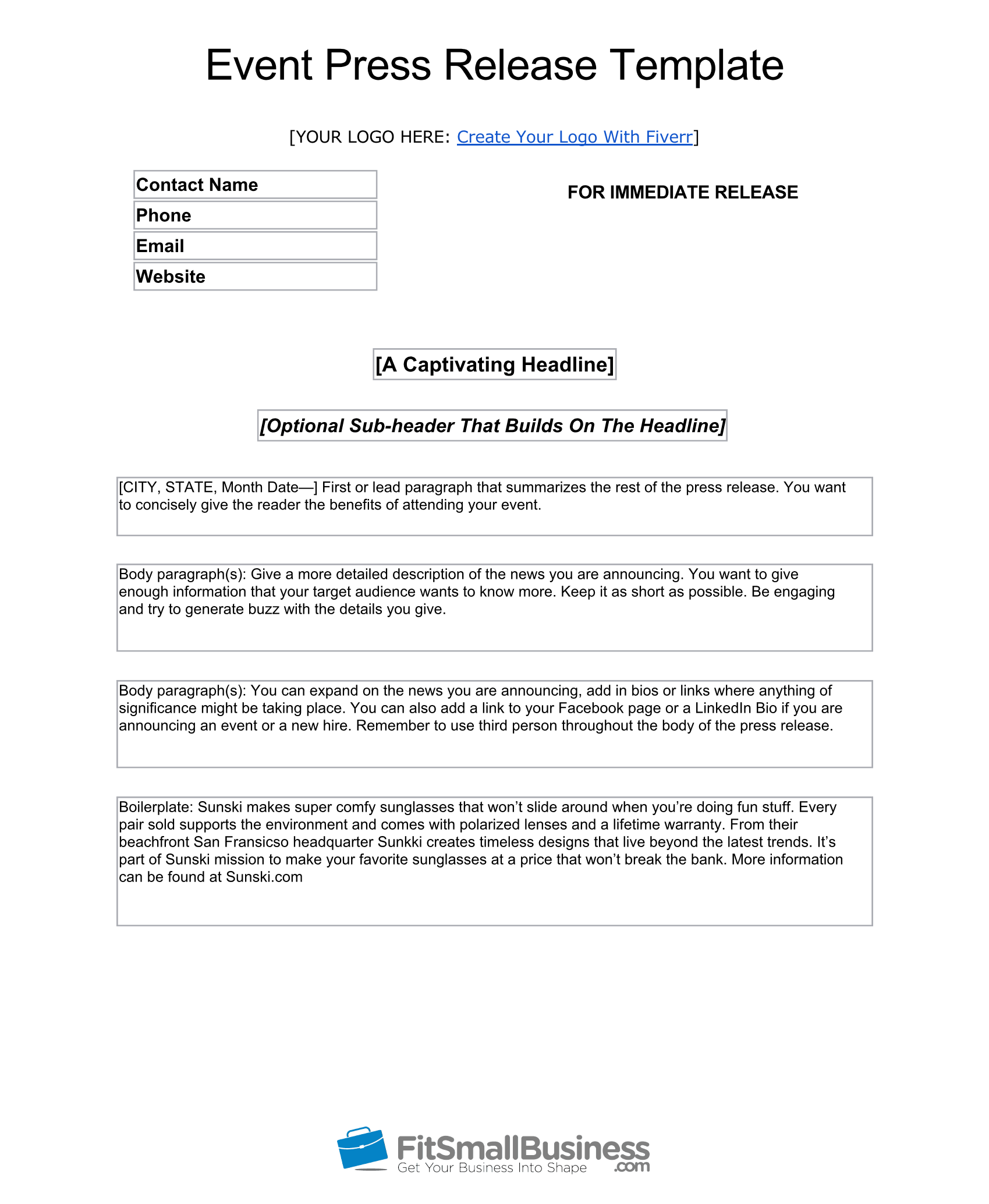 Standard Media Release Form Template from fitsmallbusiness.com