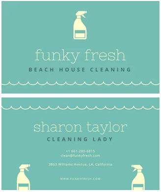 Top 25 Cleaning Service Business Cards From Around The Web