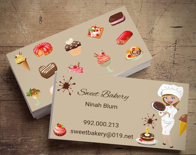 27 Creative Bakery Business Cards Examples