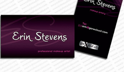 Top 25 Professional Makeup Artist Business Card Ideas