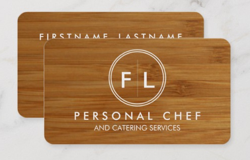 Top 25 Examples Of Professional Chef Business Cards