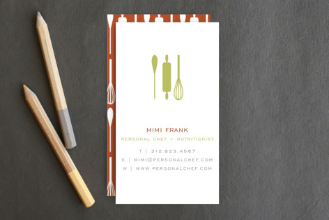 Top 25 Examples Of Professional Chef Business Cards