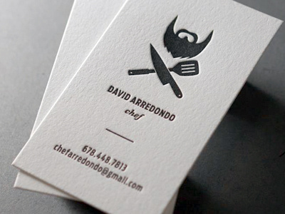 Top 25 Examples Of Professional Chef Business Cards