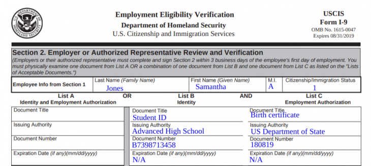 How to Fill Out the I9 Form in 5 Steps [+Examples]