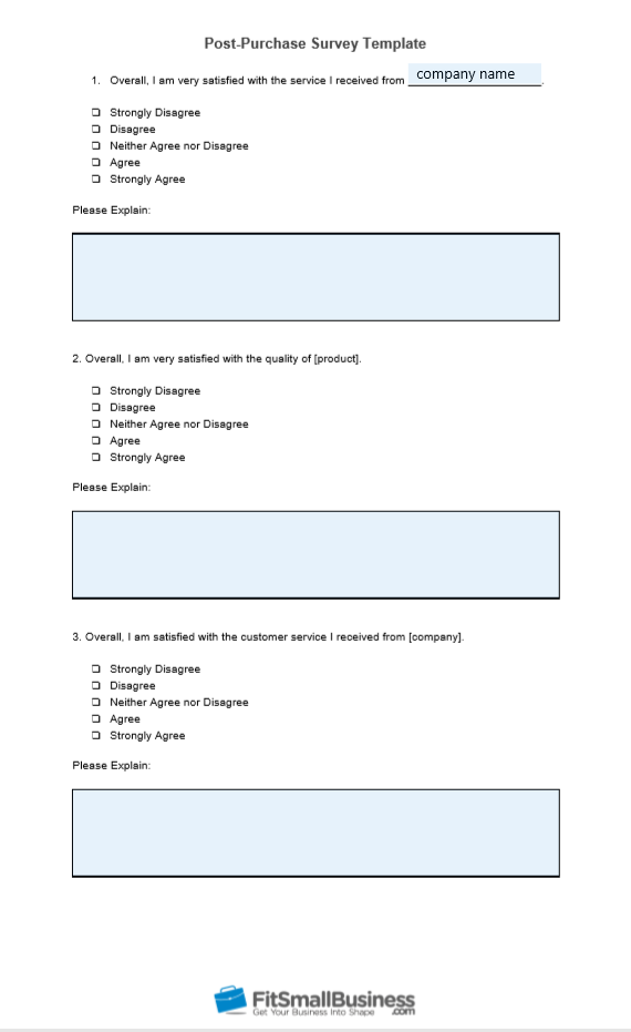 5 Types Of Customer Satisfaction Surveys Free Templates