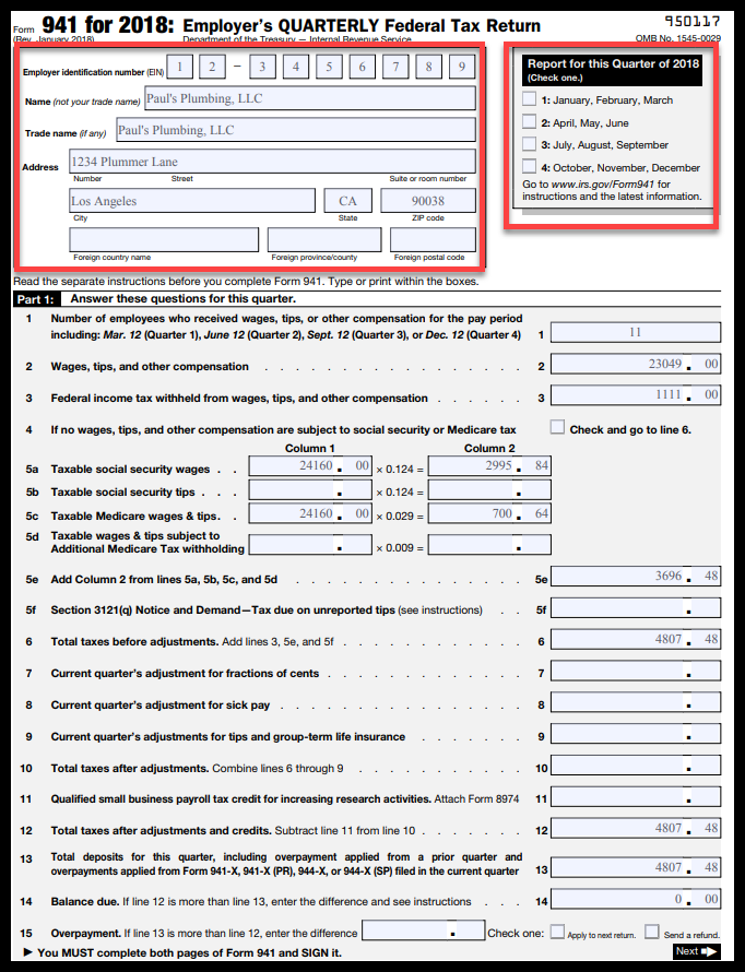 941 form fillable
 Form 17 Instructions & FICA Tax Rate 17 [+ Mailing Address]