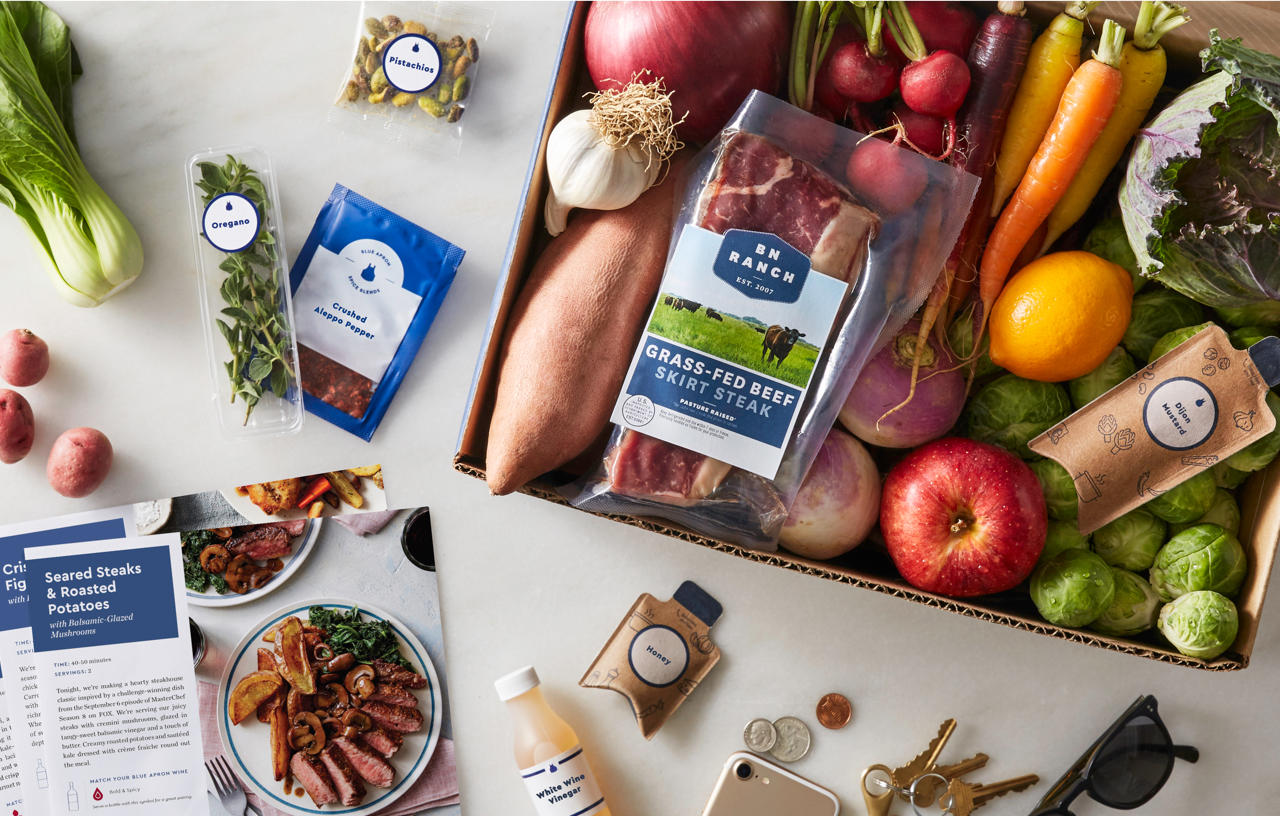 Blue Apron - closing gifts