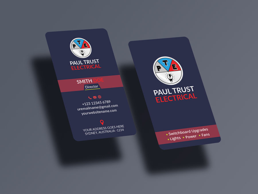 Top 25 Electrician Business Cards From Around The Web