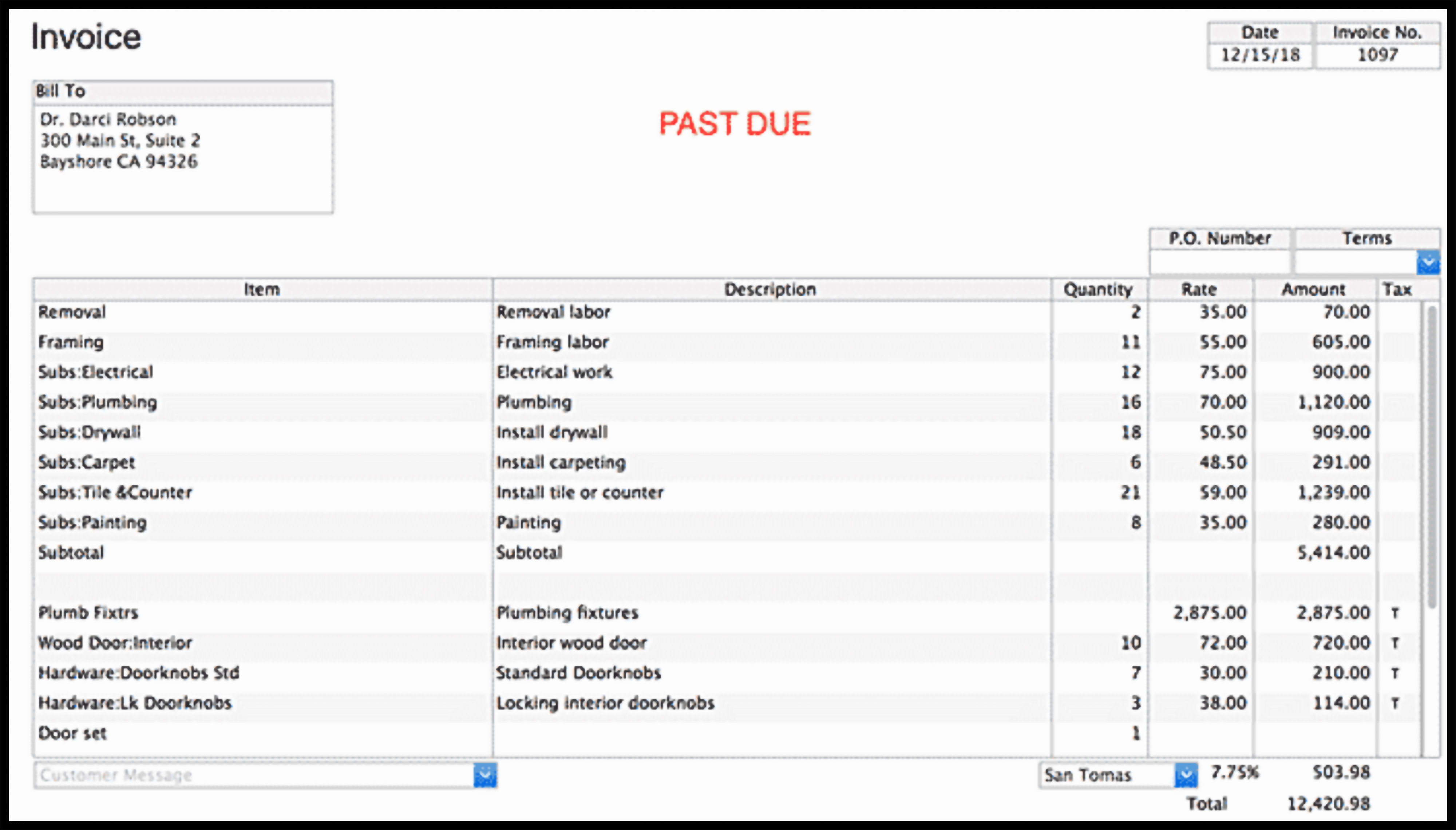 does quickbooks for mac track classes