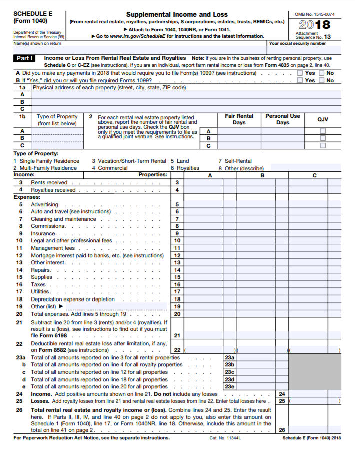 partnership tax return example