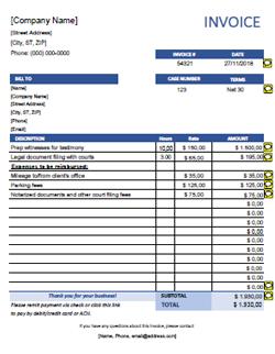 10 quickbooks invoice templates free pdf custom templates