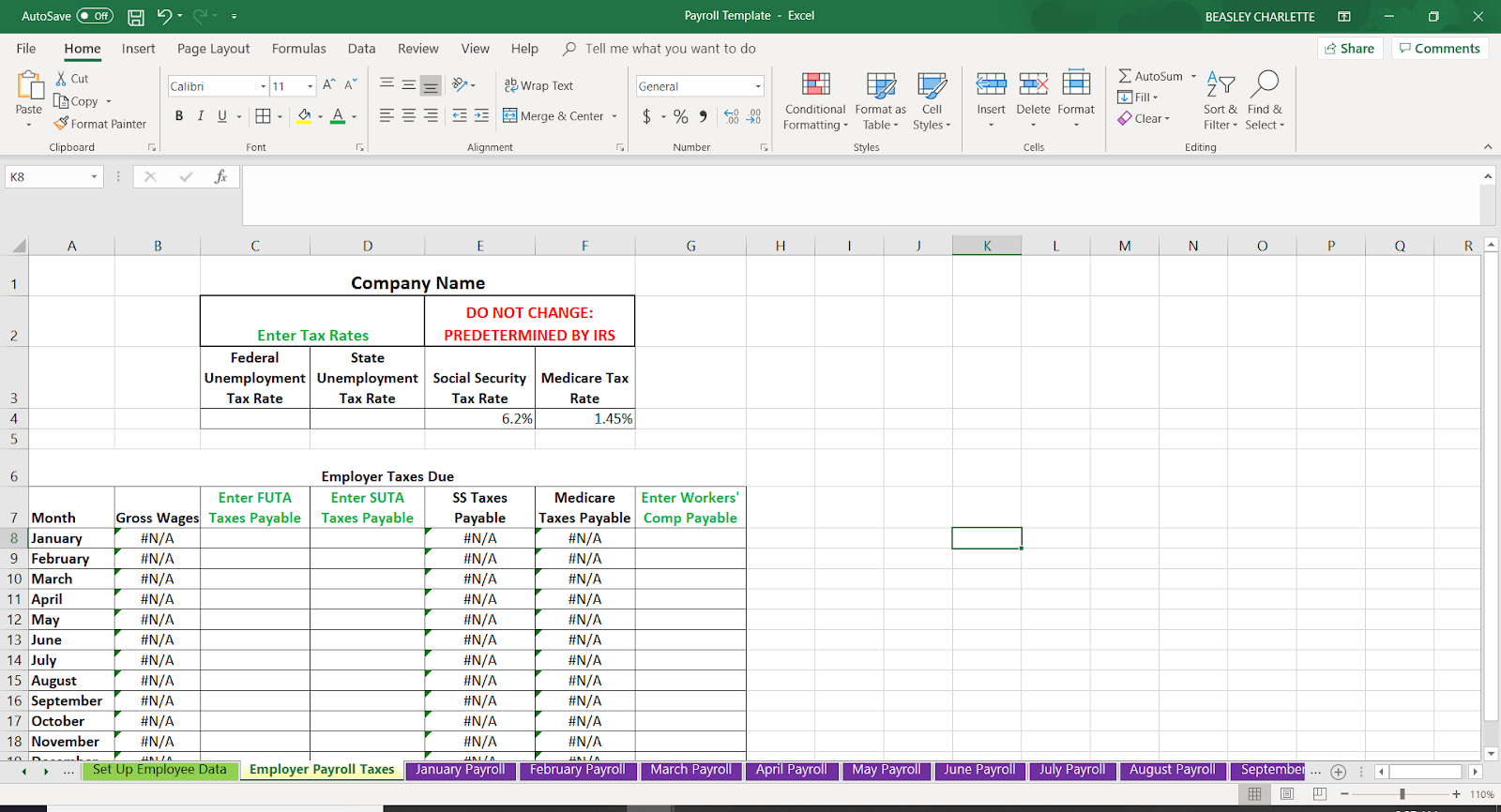 How To Do Payroll In Excel In Steps Free Template