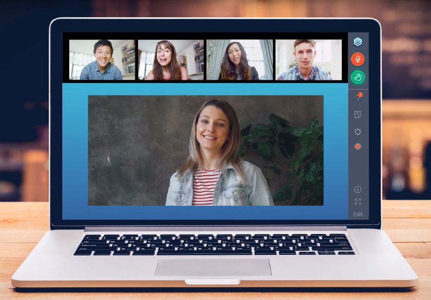 GoToWebinar Video Call Interface
