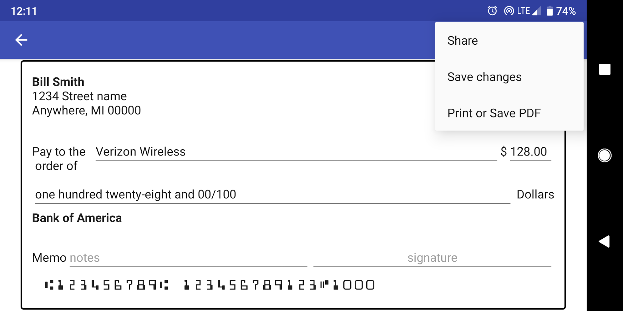 Bank Of America Check Printing Template Arts Arts