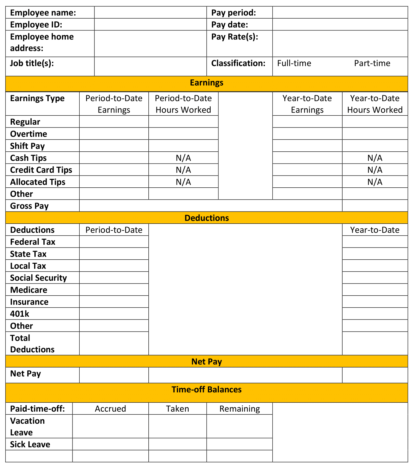 Adp Stub Template