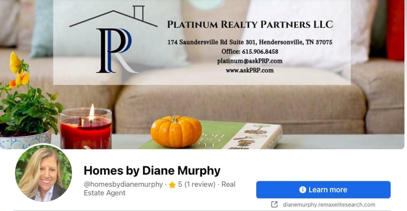 Homes by Diane Murphy Facebook cover