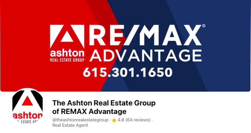 The Ashton Real Estate Group of REMAX Advantage Facebook cover