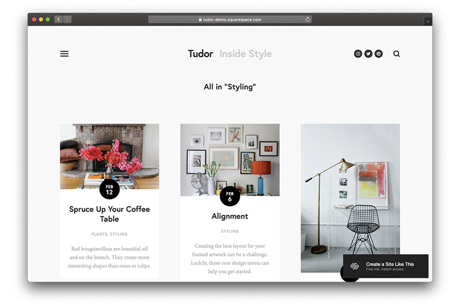 Squarespace 7.1 Change Template