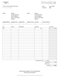Template For An Invoice from fitsmallbusiness.com