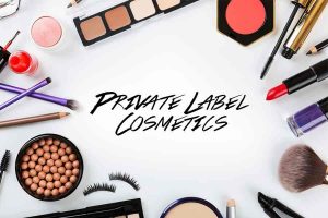 Showing private label cosmetics.