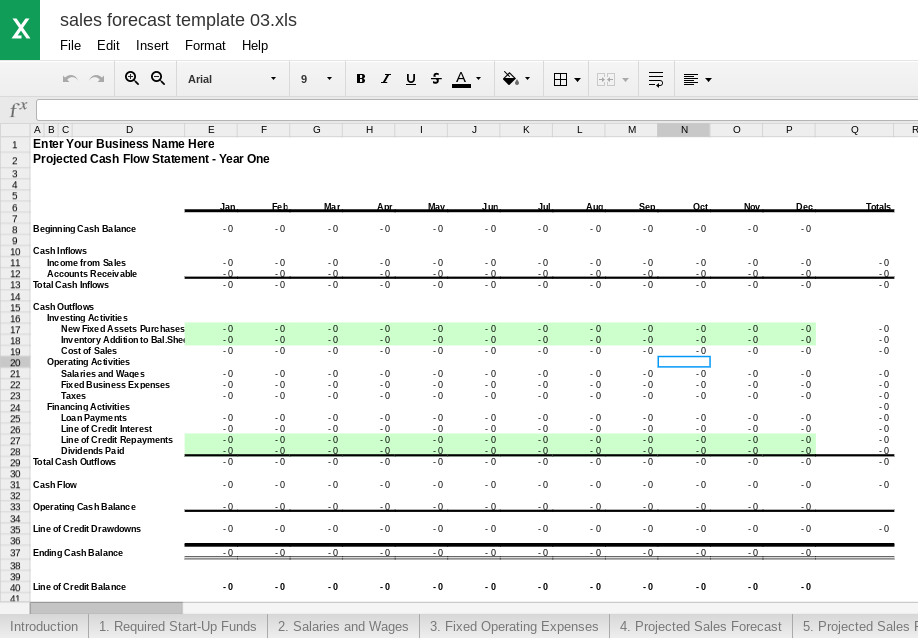 17 Sales Forecast Templates 2019