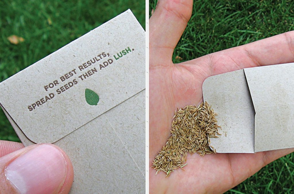 Lush business card