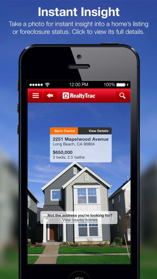 RealtyTrac Mobile Application