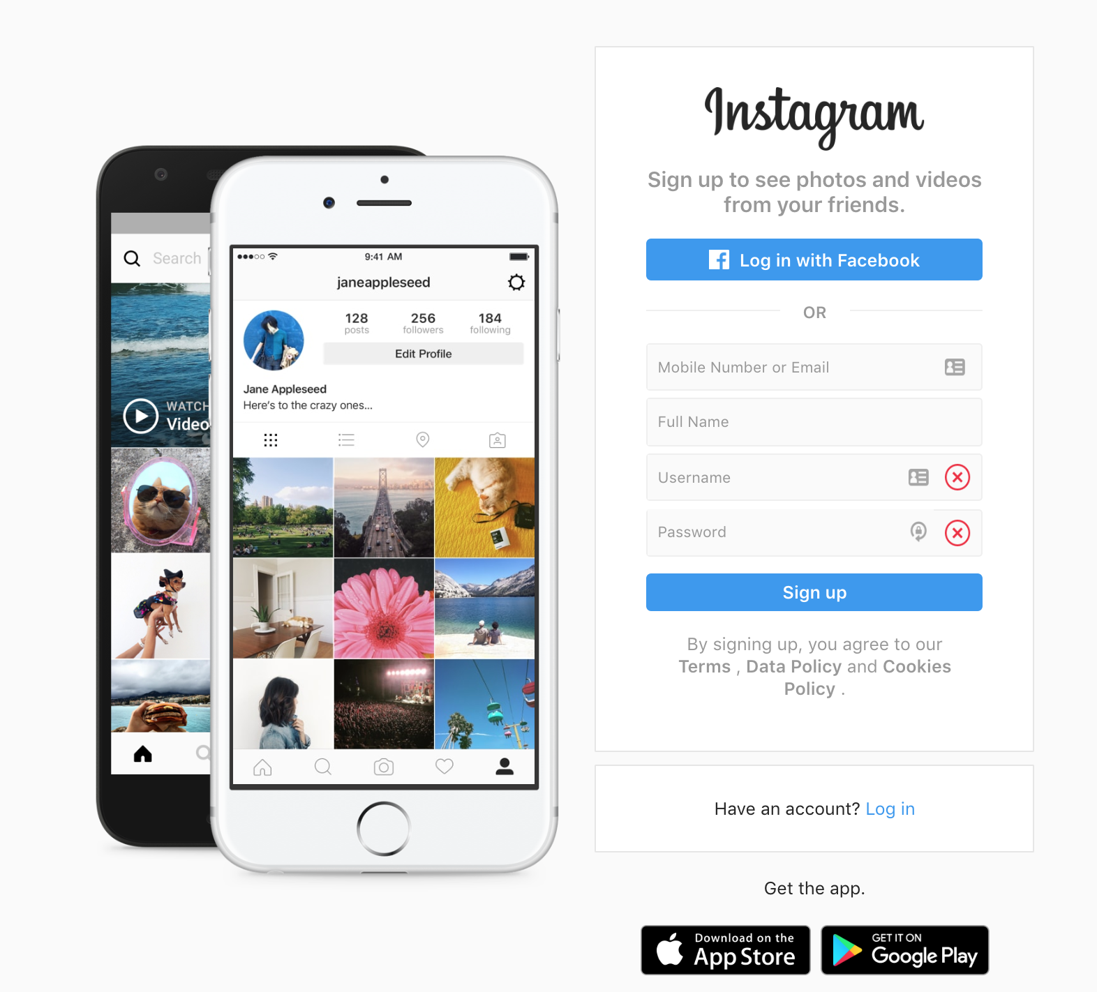 how to start an instagram page