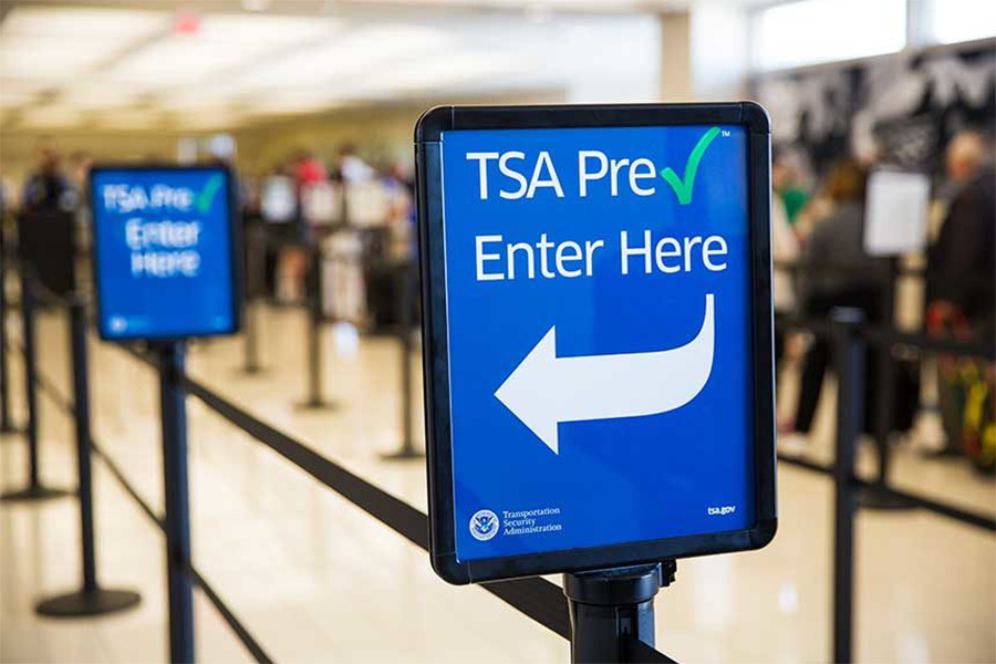 TSA Pre Checkup Signage