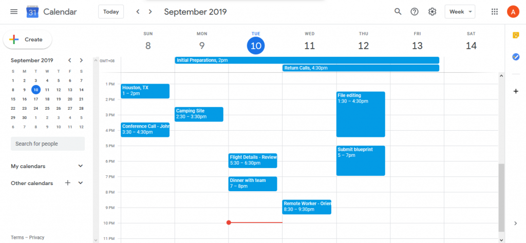 Google Project Planning Tools