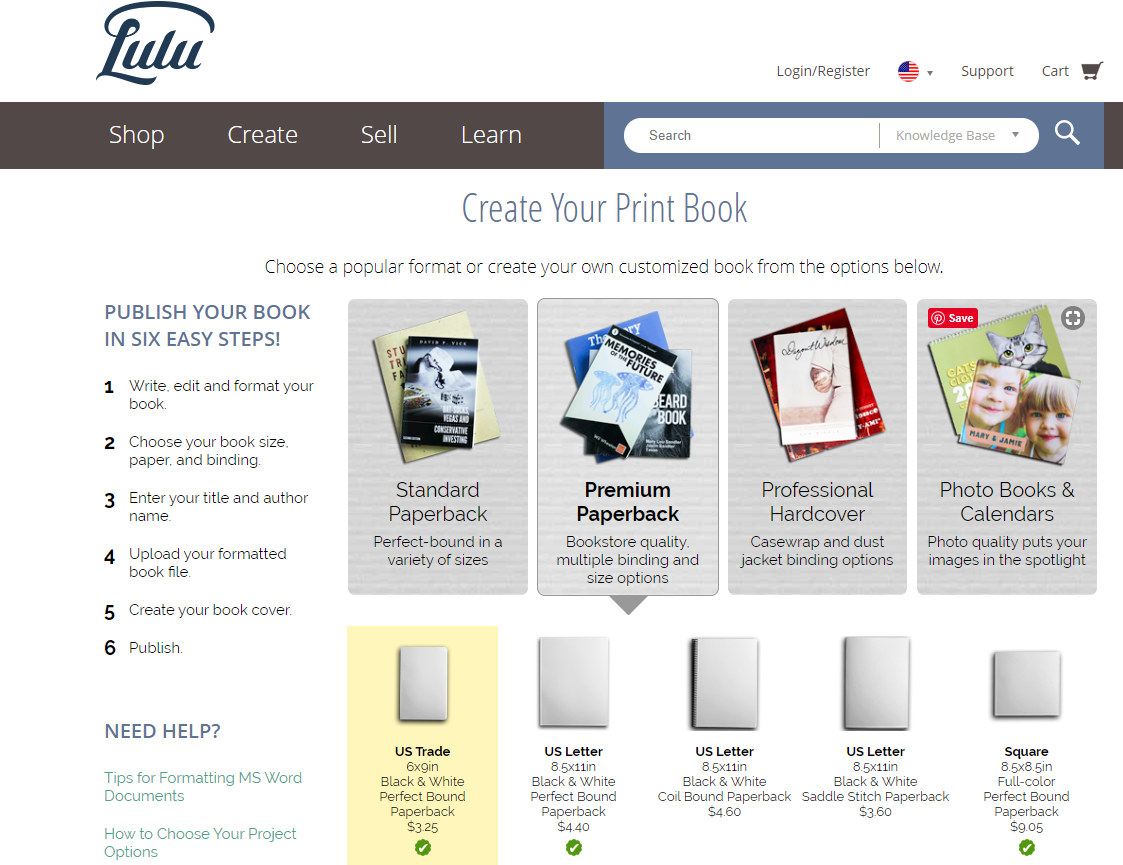 Lulu Book Sizes Chart - Pin On Thesis - Whether you want to make a ...