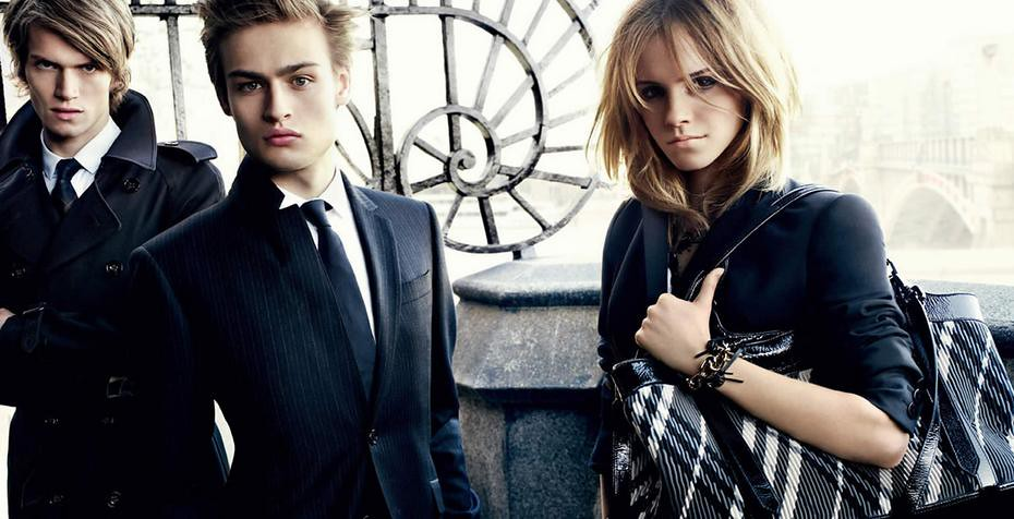 Post-marchio post campagna pubblicitaria Burberry